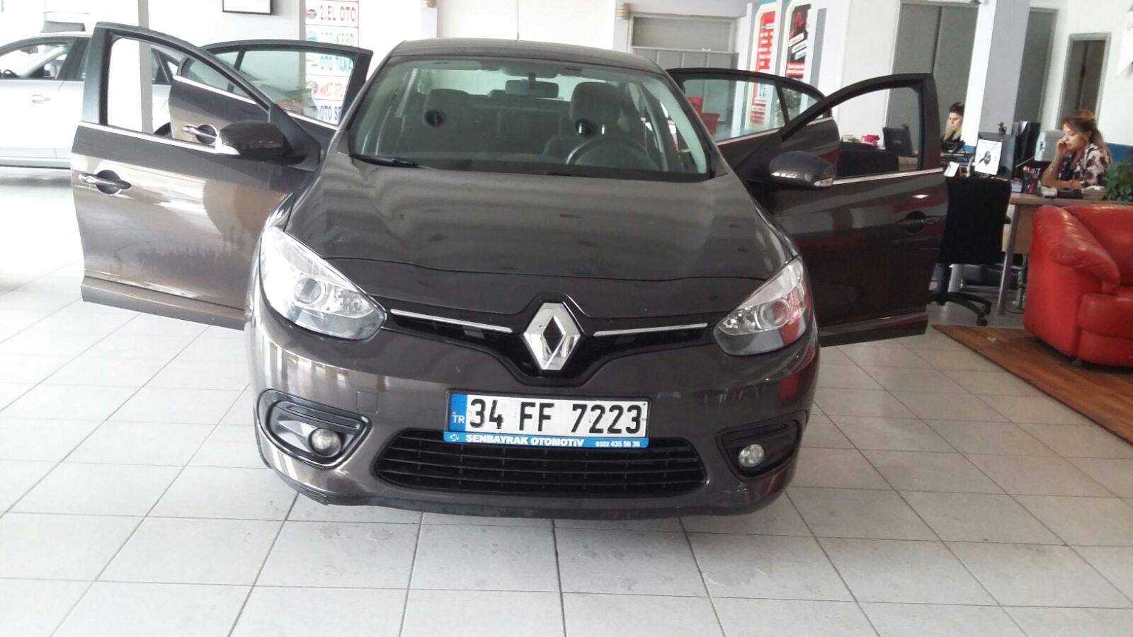 34 FF 7223 - 625.000 TL - 2016 Renault Fluence 1.5 dCi Touch 