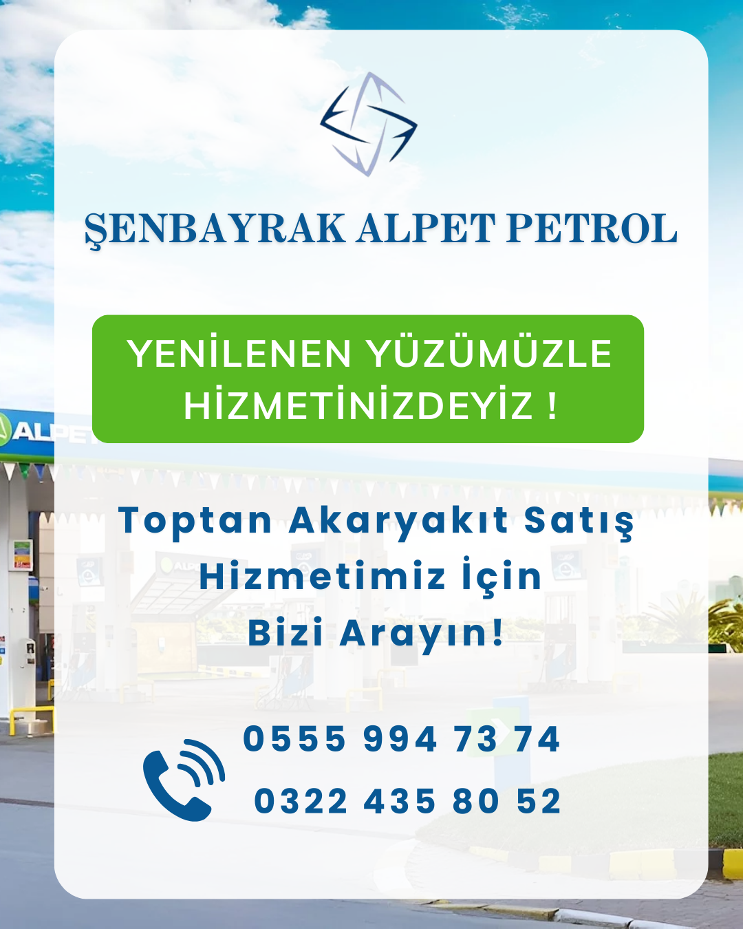 Şenbayrak Alpet Petrol Hizmetinizde!
